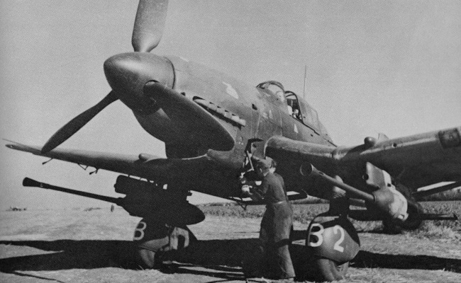 Vue d'un Junkers Ju 87G-1 (photo : Stuka Ju-87 Lt-Col A.J. Barker)