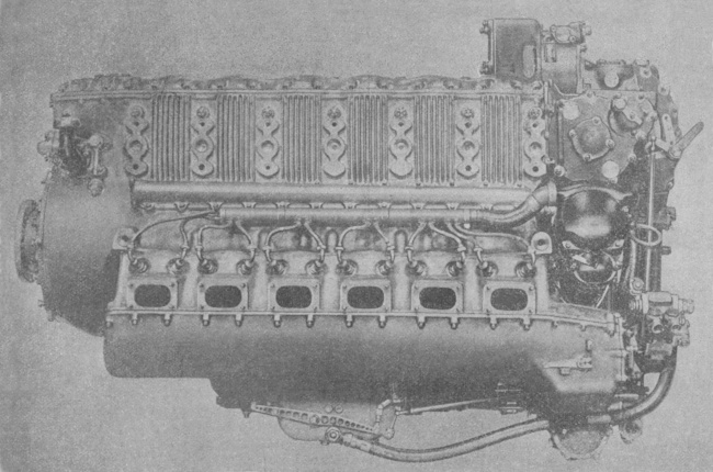 Vue d'un moteur Junkers Jumo 210 (origine : Gallica - l'Air, décembre 1937)