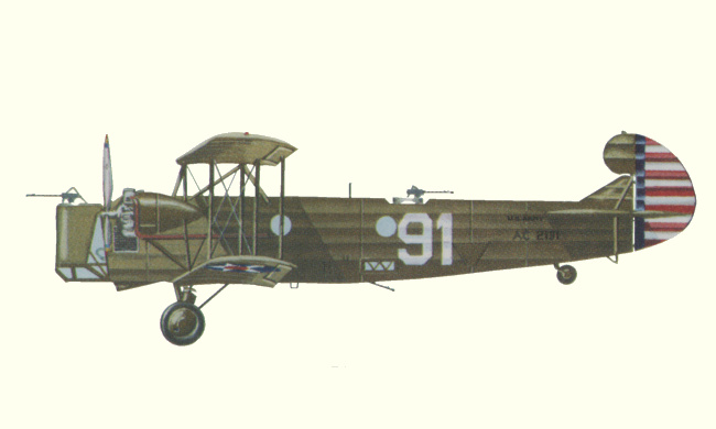 Vue d'un Keystone B-4A (origine : Bombers between the wars 1919-1939 - Kenneth Munson)