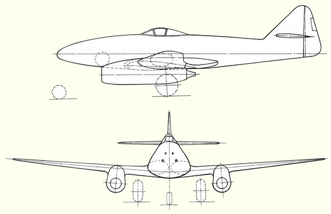 Vue d'un Nakajima Ki-201