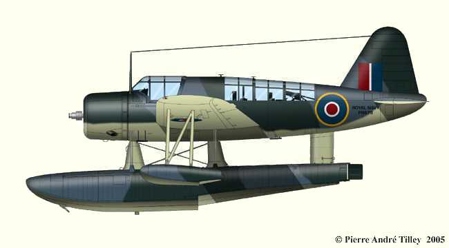 Plan d'un OS2U-3 Kingfisher (plan d'origine : Aéro Journal - P-A. Tilley)