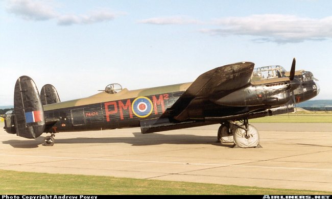 Vue d'un Lancaster (photo : Andrew Povey)