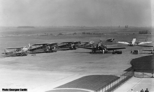 Vue de la piste de l'aéroport du Bourget (photo fournie par Georges Cantin)