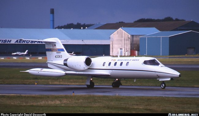 Vue d'un Gates Learjet 35 (photo : David Unsworth)