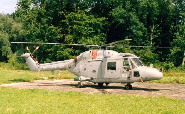 Vue d'un Lynx de la Royal Navy (photo : Freddy Lauwers)