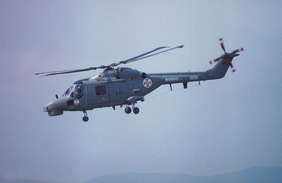 Vue d'un Super Lynx de la marine portugaise (photo : Paulo Carvalho)