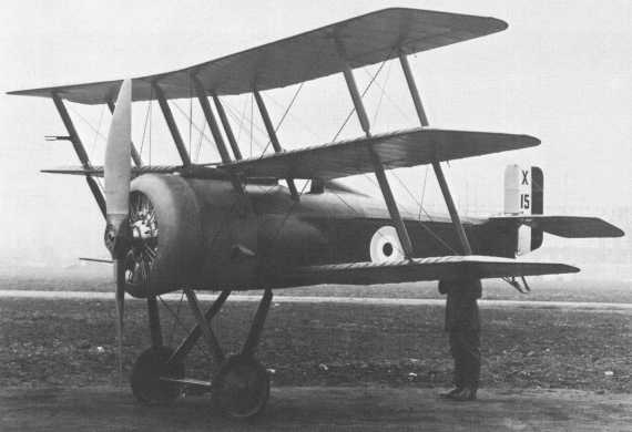 Vue du triplan Osprey (photo : Encyclopédie illustrée de l'Aviation dans le monde - David Mondey)