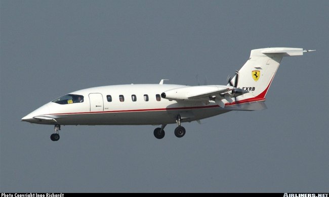 Vue d'un Piaggio P-180 (photo : Ingo Richardt)