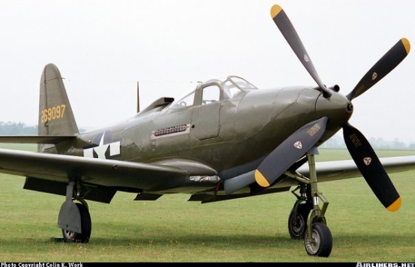 Vue d'un P-63A Kingcobra (photo : Colin K. Work)