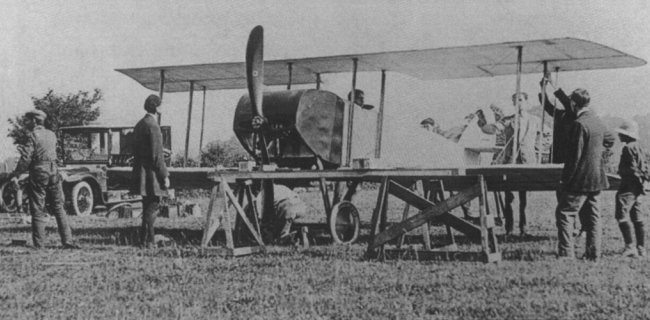 Vue d'un Pemberton-Billing P.B.9 (photo : Les Avions - Philip Jarrett)