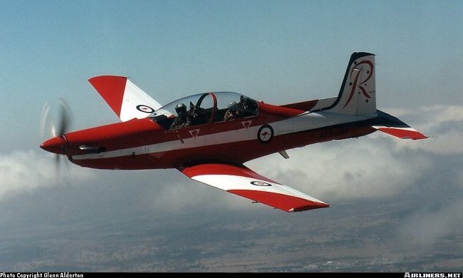 Vue d'un Pilatus PC-9 (photo : Glenn Alderton)