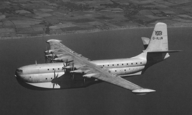 Vue du premier prototype du Princess (photo : The Colour Encyclopedia of Incredible Aeroplanes - Philip Jarrett)