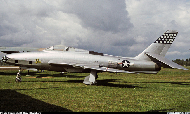 Vue d'un RF-84K (photo : Gary Chambers)