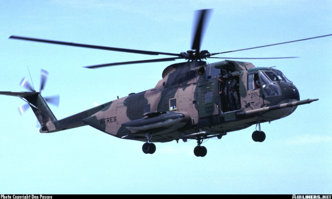 Vue d'un Sikorsky HH-3E (photo : Den Pascoe)