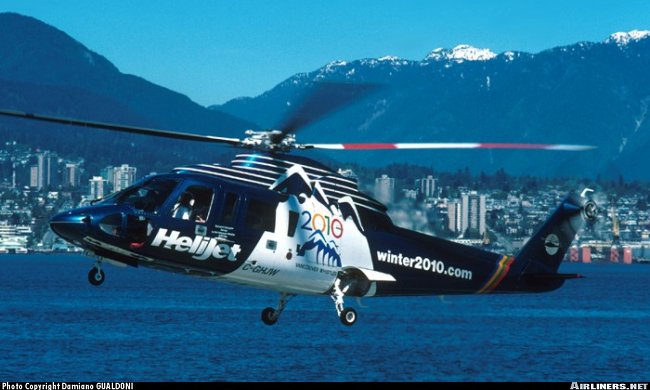 Vue d'un Sikorsky S-76A (photo : Damiano Gualdoni)