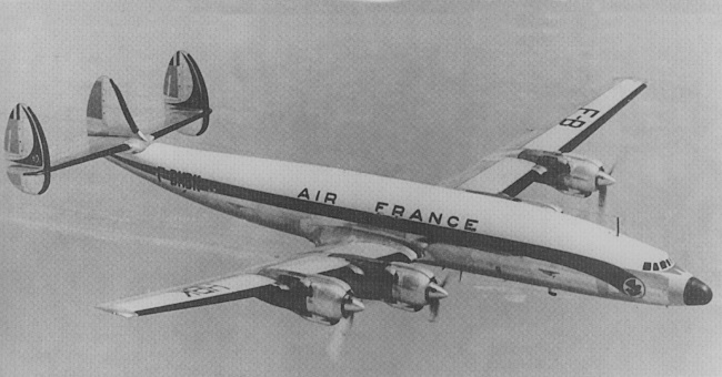 Vue d'un Constellation L-1649A Starliner