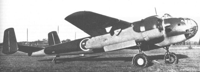 Vue d'un Saab 18A (photo : Jane's fighting aircraft of World War II)