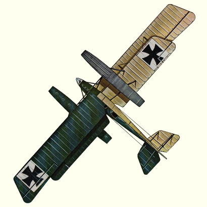 Plans d'un hydravion Sablatnig SF2 (origine : Fighters 1914-1919 - Kenneth Munson)