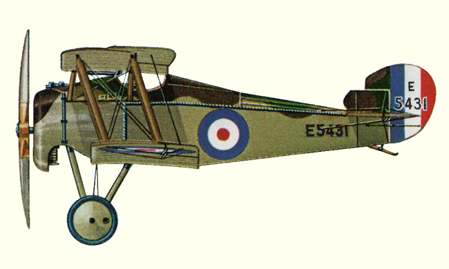 Vue d'un Sopwith Salamander (origine : Fighters 1914-1919 - Kenneth Munson)