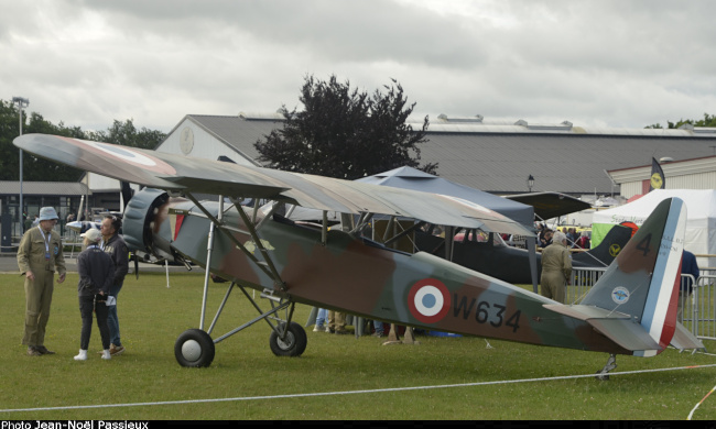 Vue d'un Salmson D-6 (photo : JN Passieux, meeting de la Ferté-Alais 2025)