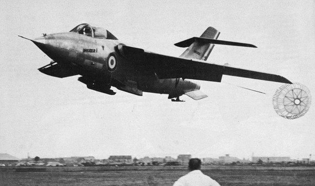 Vue du Baroudeur (photo : Jane's pocket book 12 Research and experimental aircraft - Michael J.H. Taylor)