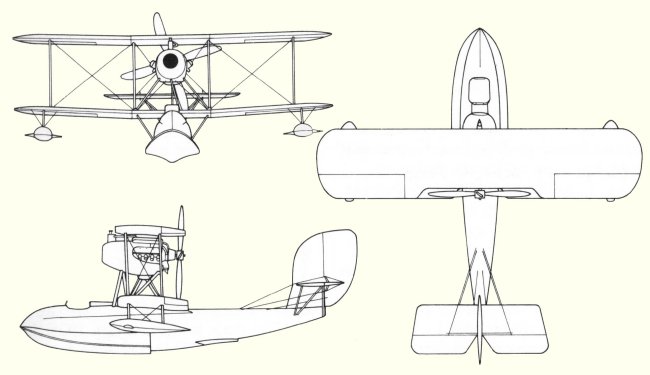 Plans de l'hydravion Sea Lion III