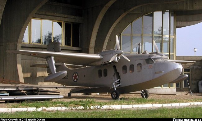 Vue d'un SA.6 Sealand Mk. I (photo : Dr. Bastasic Dusan)