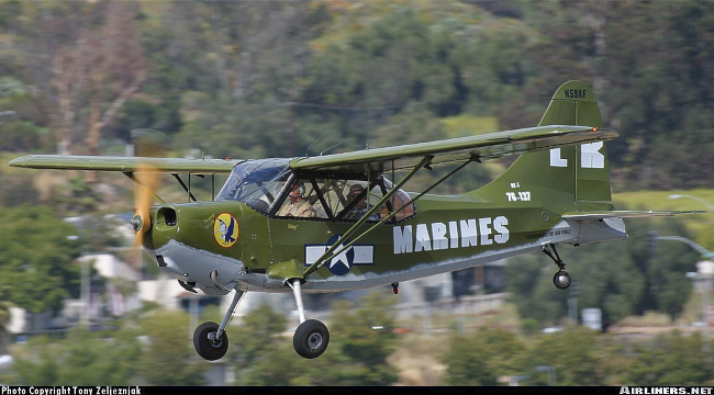 Vue d'un L-5 Sentinel (photo : Tony Zeljeznjak)