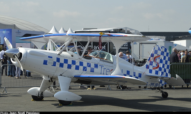 Vue d'un Stolp SA-300 Starduster Too (photo : JN Passieux, Salon du Bourget 2015)