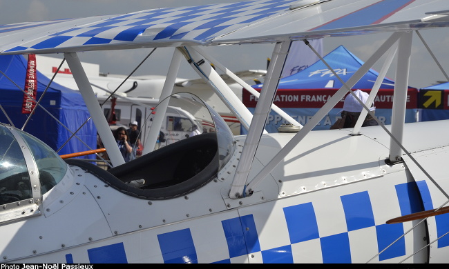 Vue d'un Stolp SA-300 Starduster Too (photo : JN Passieux, Salon du Bourget 2015)