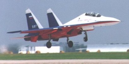 Vue du Sukhoi 27