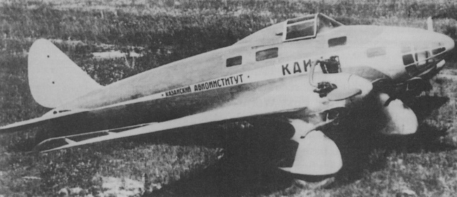 Vue d'un Itskovich KAI-1 (photo : Soviet Aircraft and Aviation 1917-1941, Wim H Schoenmaker)