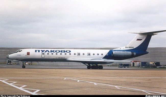 Vue d'un Tu-134A (photo : Paul Robinson)