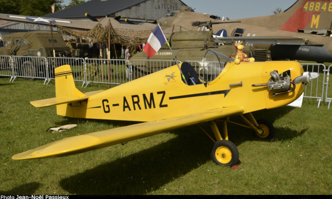 Vue d'un Druine Turbulent (photo : JN Passieux, meeting de la Fert&eacute;-Alais 2026)