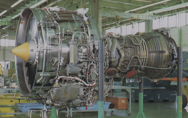 Vue d'un r&eacute;acteur International Aero Engines V2500
