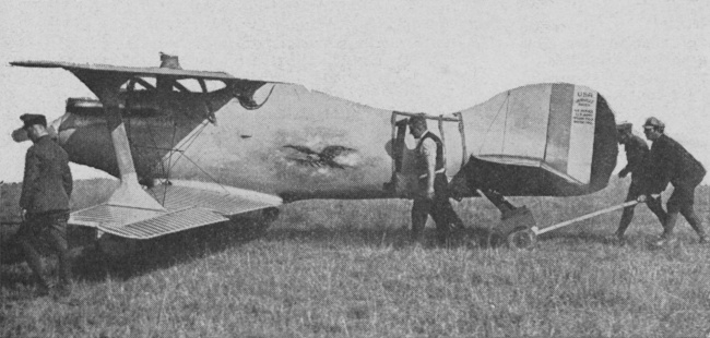 Vue du Verville-Packard R-1 (photo : Gallica - La Vie aérienne, Paris, novembre 1920)