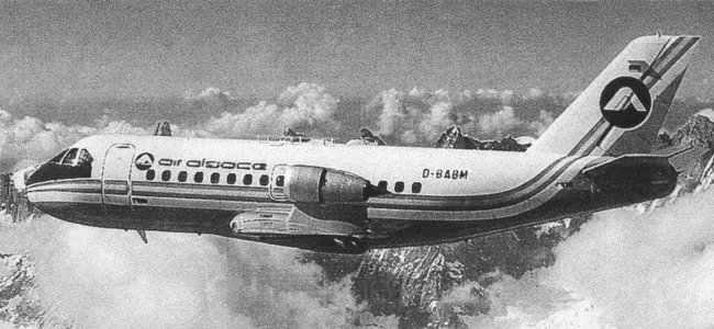 Vue d'un VFW 614 de la compagnie Air Alsace (photo : Planet AeroSpace juillet-septembre 2001)