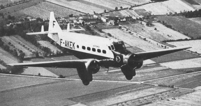 Vue d'un Wibault 283 d'Air France (photo : Histoire de l'aviation René Chambe - Air France)