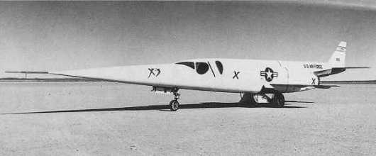 Vue du X-3 (photo : NASA - Dryden)